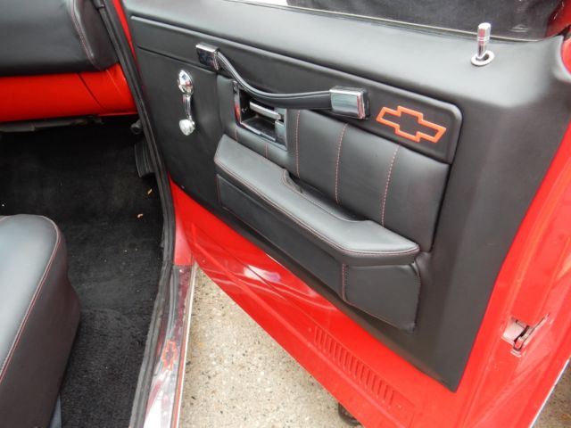 1975 Red Chevrolet C-10 Extended Crew Cab Pickup