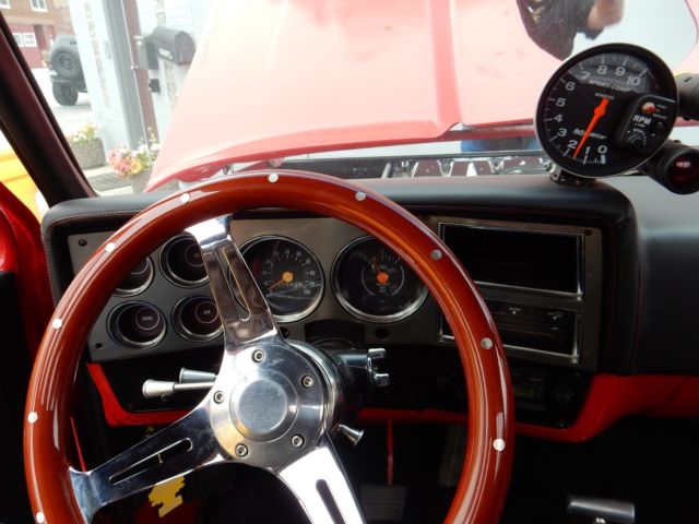 1975 Red Chevrolet C-10 Extended Crew Cab Pickup