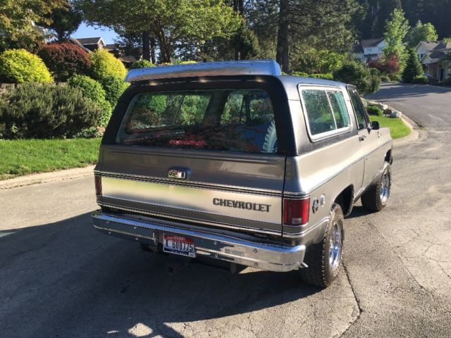 1975 Gray Chevrolet Blazer Convertible