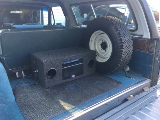 1975 Gray Chevrolet Blazer Convertible