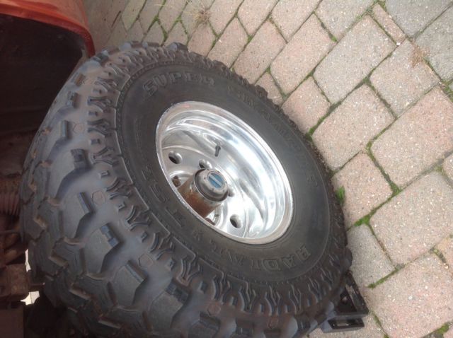 1975 Orange Chevrolet Blazer Convertible