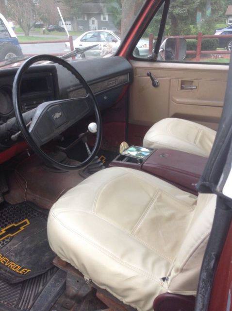 1975 Orange Chevrolet Blazer Convertible