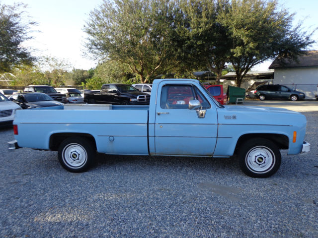1975 Skyline Blue Chevrolet C-10 Standard Cab Pickup