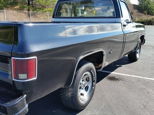 1975 Black Chevrolet C-10 --