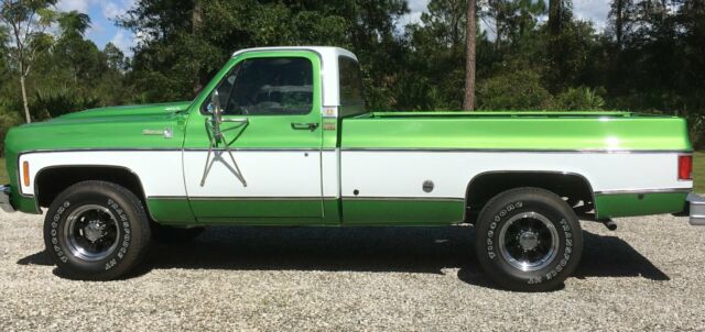 1975 green/white Chevrolet Other Standard Cab Pickup