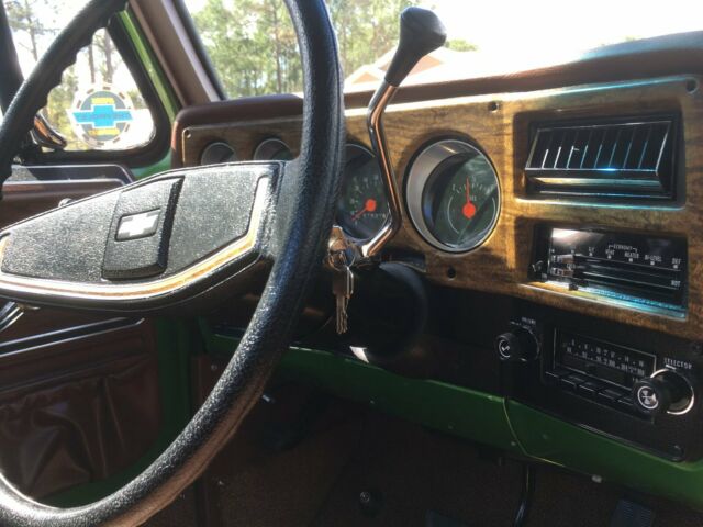1975 green/white Chevrolet Other Standard Cab Pickup