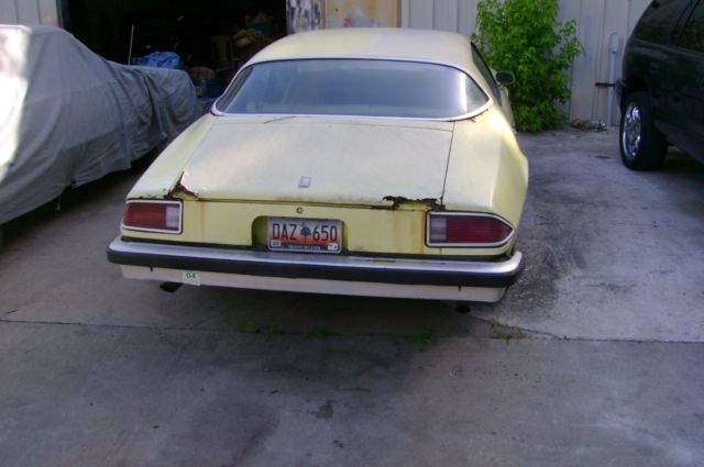 1975 YELLOW Chevrolet Camaro Coupe
