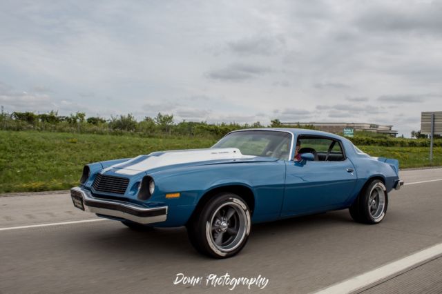 1975 Blue Chevrolet Camaro Fastback
