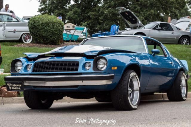 1975 Blue Chevrolet Camaro Fastback