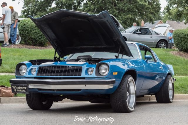 1975 Blue Chevrolet Camaro Fastback
