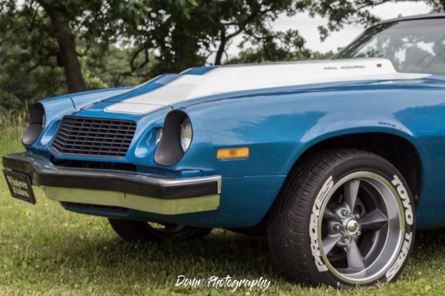 1975 Blue Chevrolet Camaro Fastback
