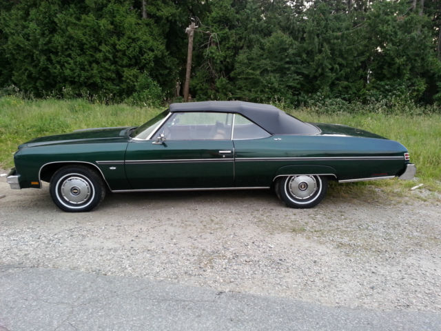 1975 Dark Green Chevrolet Capriceold