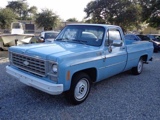 1975 Baby Blue Chevrolet C-10