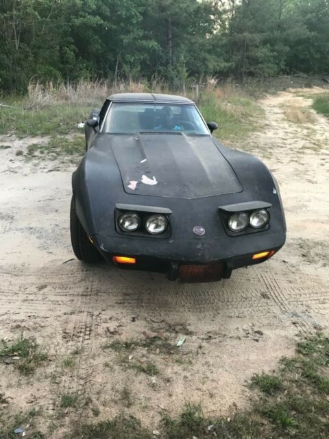1975 Black Chevrolet Corvette T Top