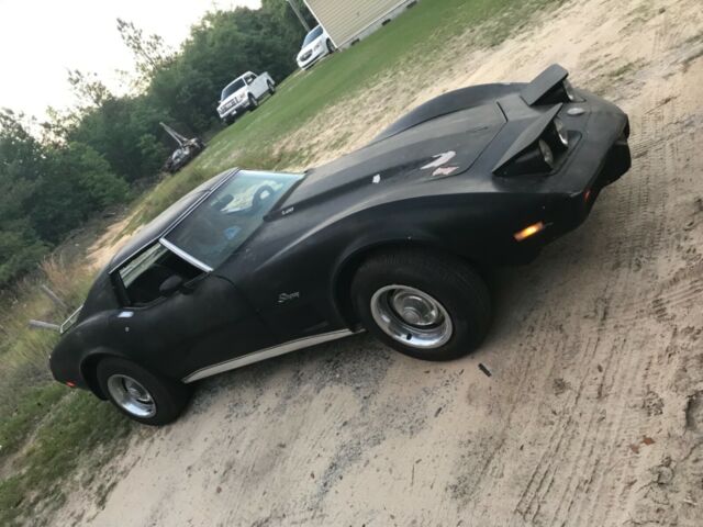 1975 Black Chevrolet Corvette T Top
