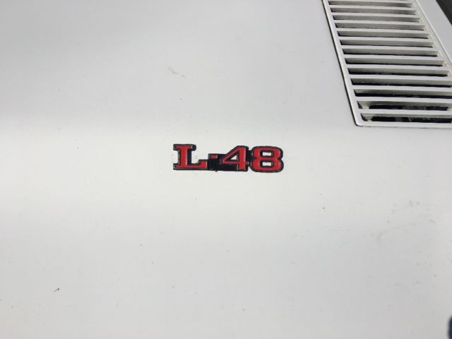 1975 White Chevrolet Corvette Convertible