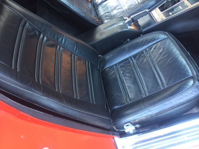 1975 Red Chevrolet Corvette Convertible