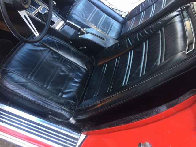 1975 Red Chevrolet Corvette Convertible