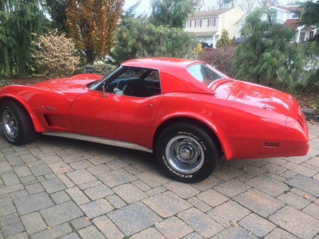 1975 Red Chevrolet Corvette Convertible