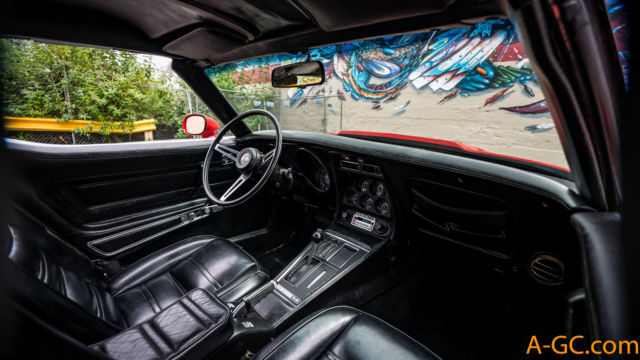 1975 Red Chevrolet Corvette Coupe