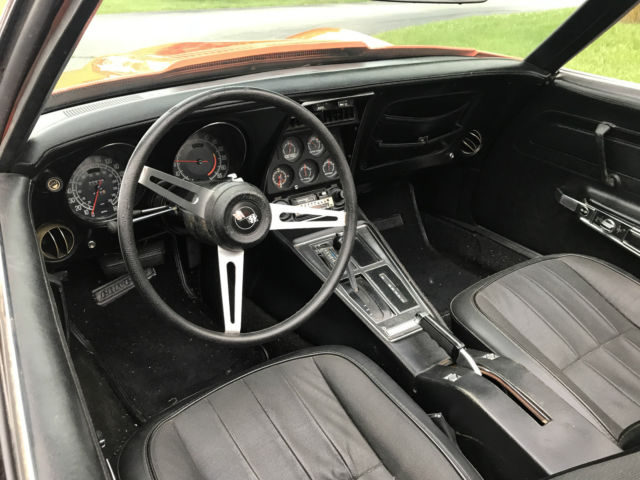 1975 Orange Chevrolet Corvette