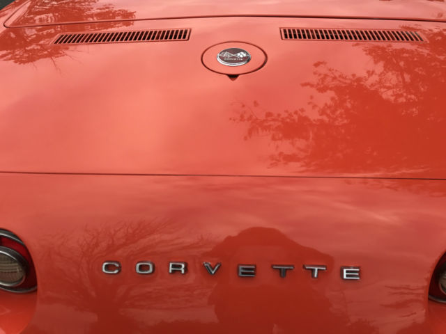1975 Orange Chevrolet Corvette