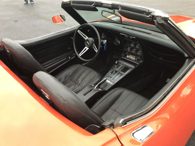 1975 Orange Chevrolet Corvette