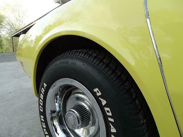 1975 Yellow Chevrolet Corvette T TOP