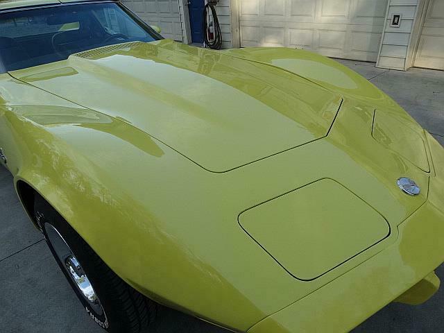 1975 Yellow Chevrolet Corvette T TOP