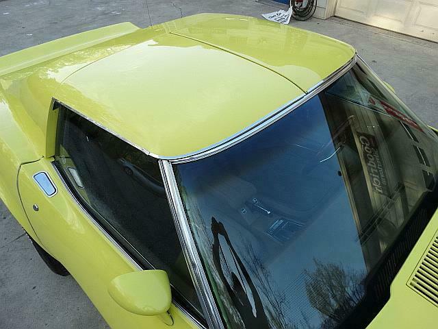 1975 Yellow Chevrolet Corvette T TOP