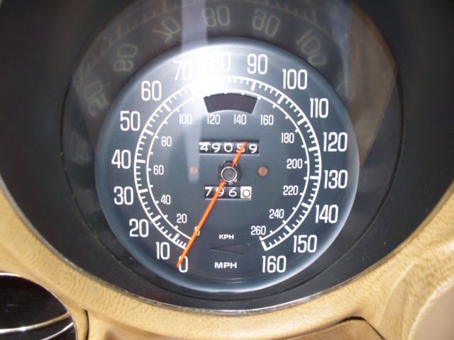 1975 Yellow Chevrolet Corvette Convertible