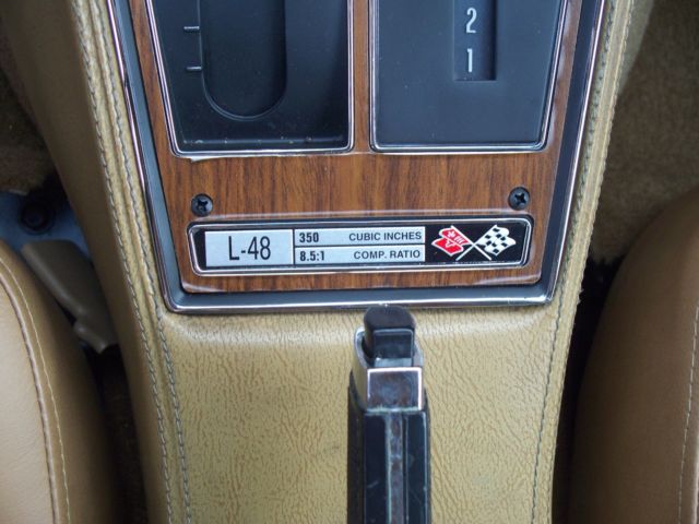 1975 Yellow Chevrolet Corvette Convertible