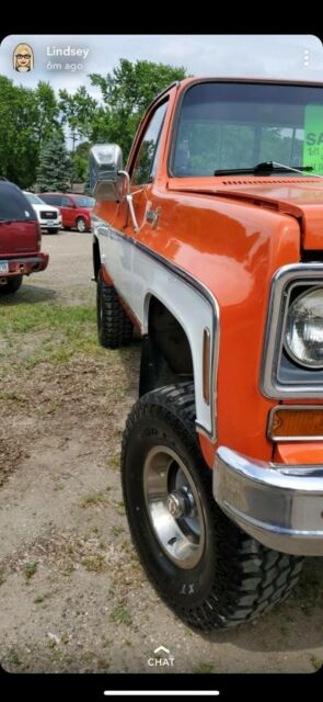 1975 Orange Chevrolet Other Pickups Standard Cab Pickup