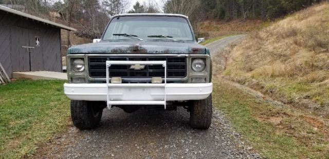 1975 Green Chevrolet Blazer SUV
