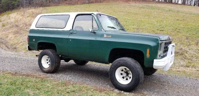 1975 Green Chevrolet Blazer SUV