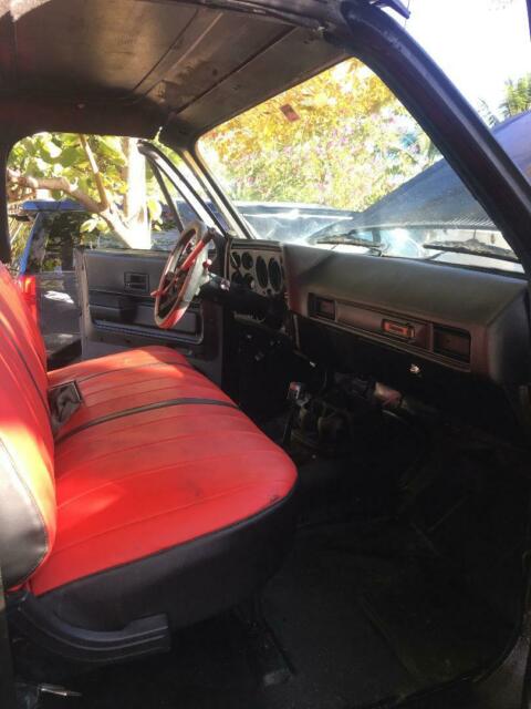1975 Black Chevrolet Blazer Convertible