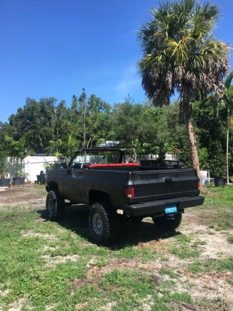 1975 Black Chevrolet Blazer Convertible