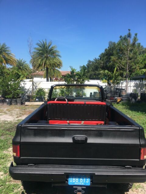1975 Black Chevrolet Blazer Convertible