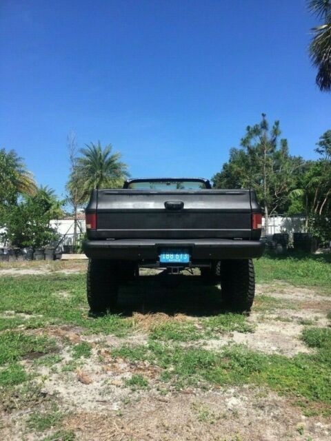 1975 Black Chevrolet Blazer Convertible