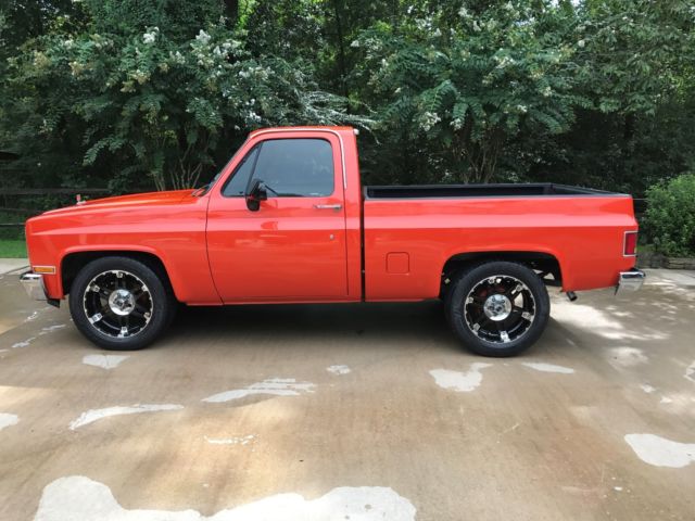 1975 Orange Chevrolet C-10 Standard Cab Pickup