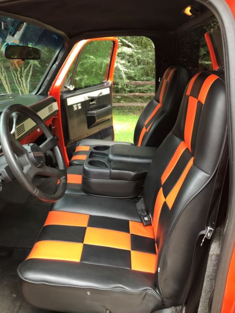 1975 Orange Chevrolet C-10 Standard Cab Pickup
