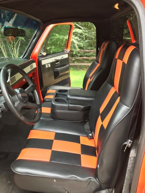 1975 Orange Chevrolet C-10 Standard Cab Pickup