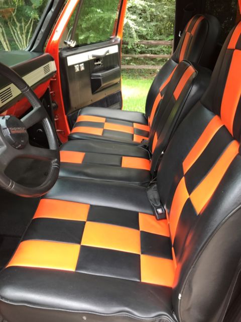 1975 Orange Chevrolet C-10 Standard Cab Pickup