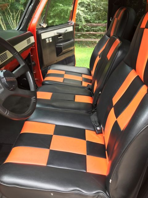 1975 Orange Chevrolet C-10 Standard Cab Pickup