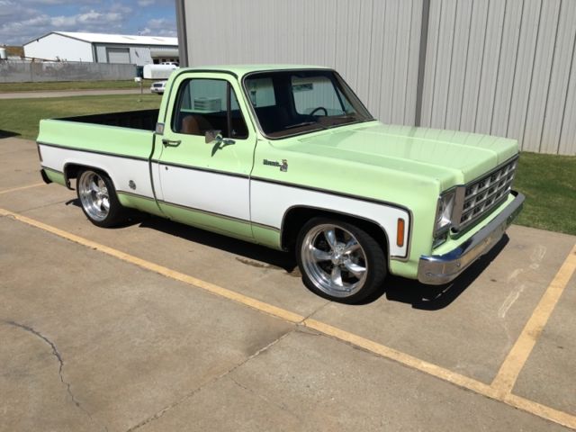 1975 Green Chevrolet Silverado 1500 Standard Cab Pickup