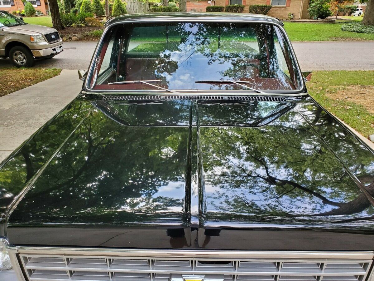1975 Black Chevrolet Silverado Pickup