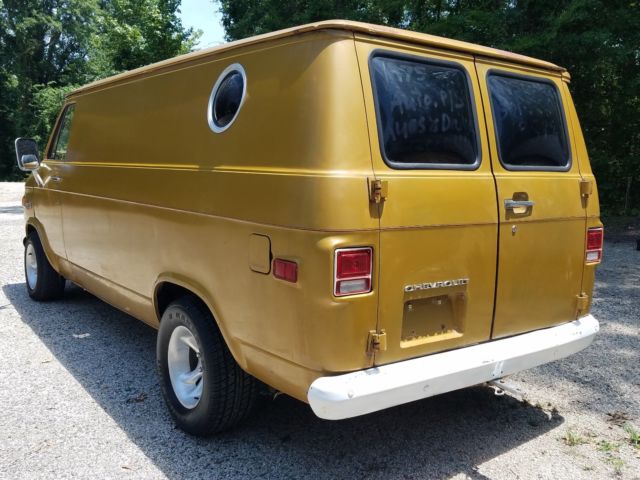 1975 Gold Chevrolet C10 Panel Van Camper