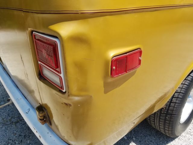 1975 Gold Chevrolet C10 Panel Van Camper