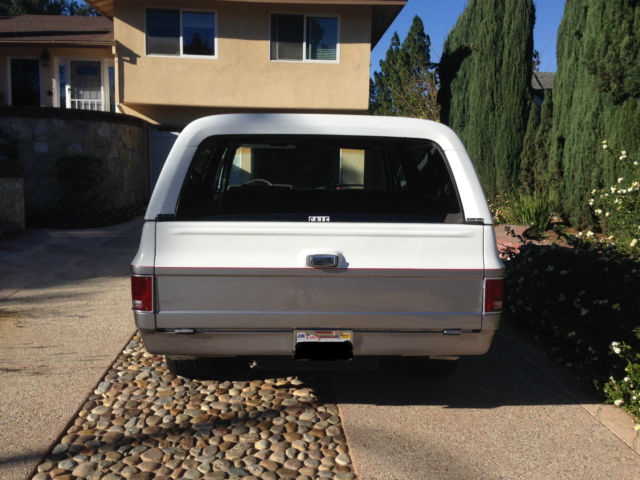 1975 White Chevrolet Blazer SUV