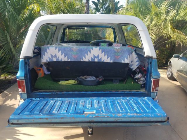 1975 Blue Chevrolet Blazer Cab & Chassis